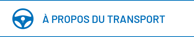 A propos du transport